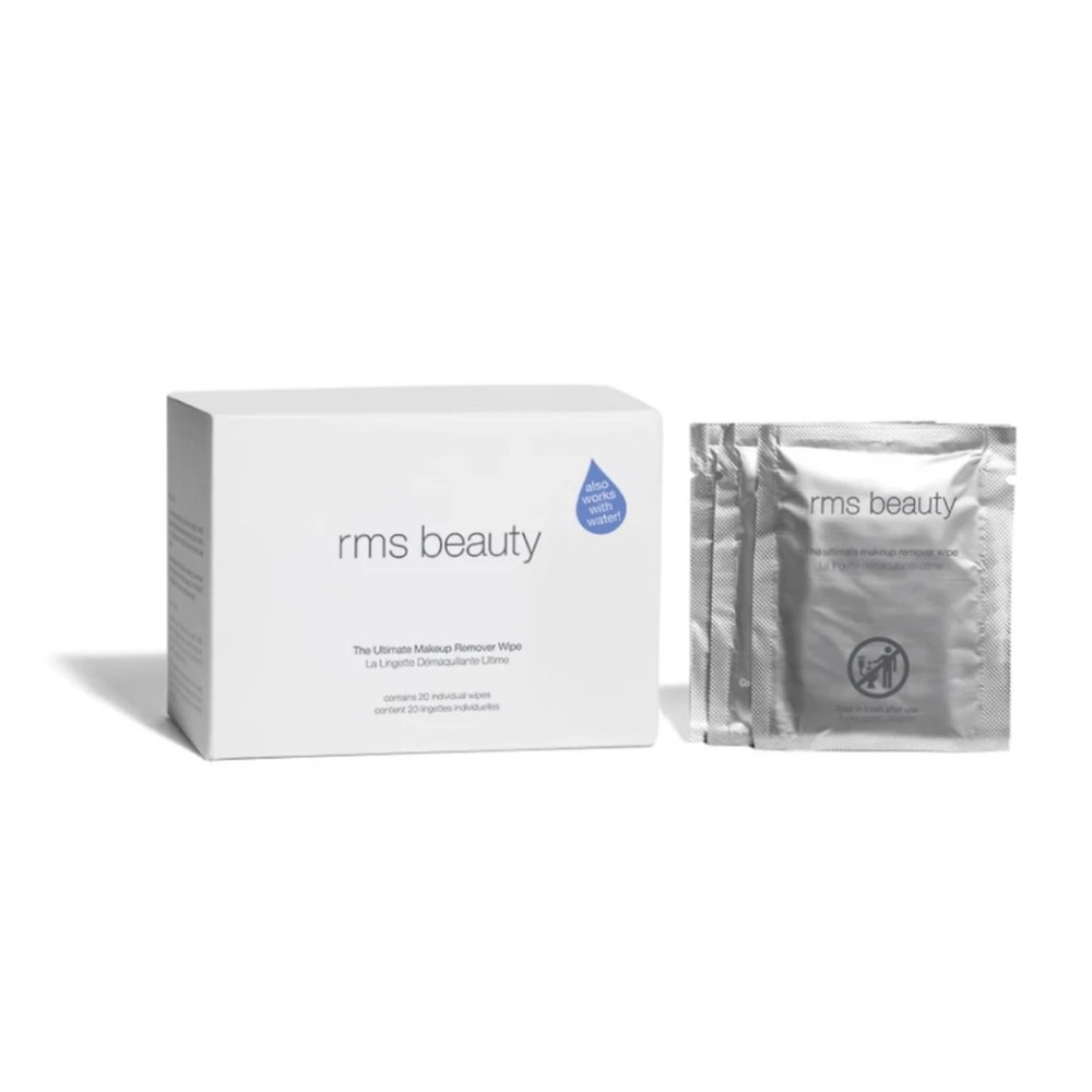 RMS Beauty Ultimate Makeup Remover Wipes - White